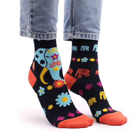 Cosmic Elephant Bamboo Socks S/M