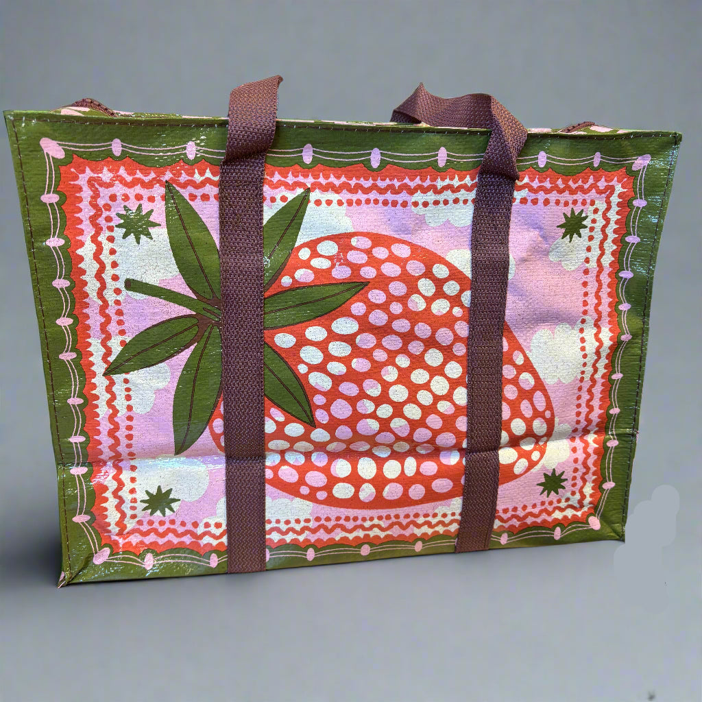 Strawberry Clouds Shoulder Tote