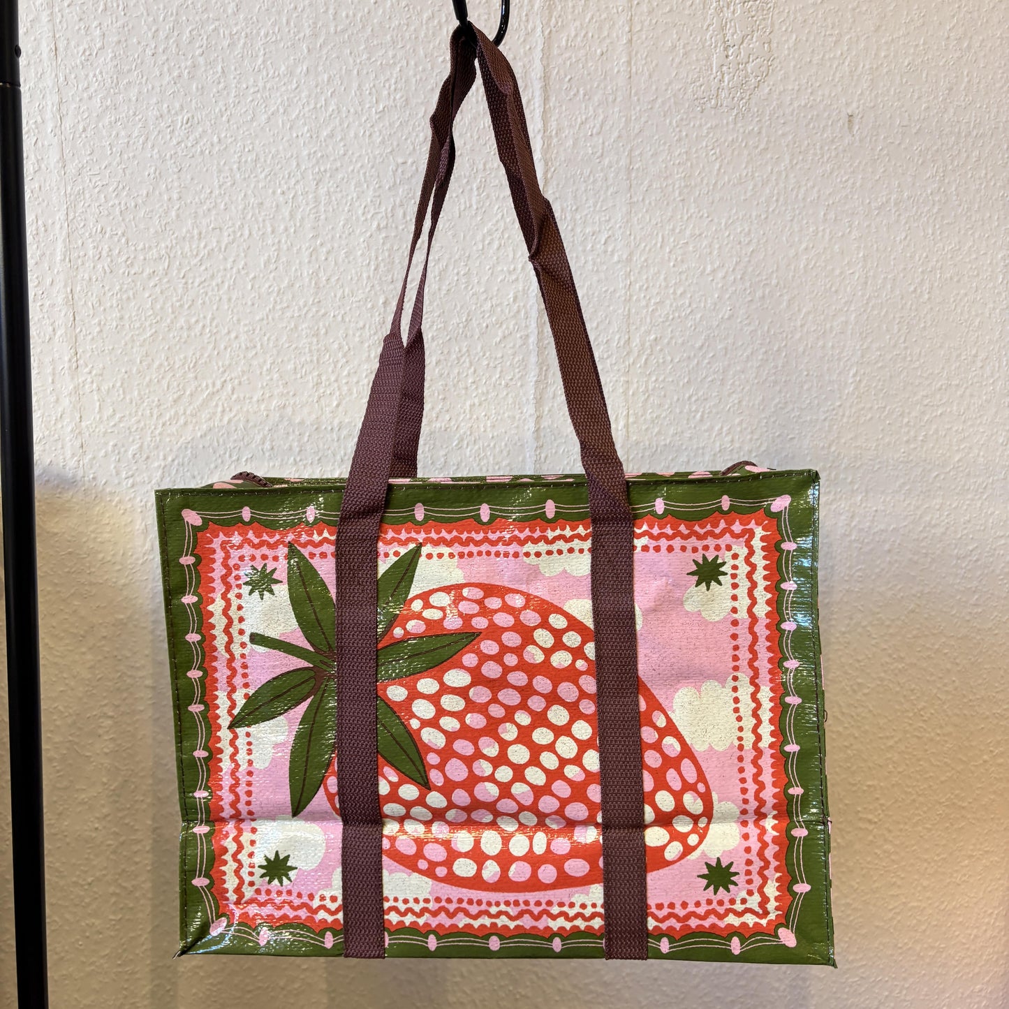 Strawberry Clouds Shoulder Tote