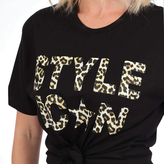 Style Icon Leopard Tee