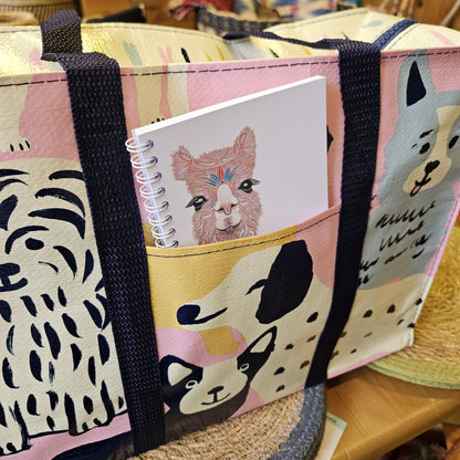 Happy Dogs Shoulder Tote