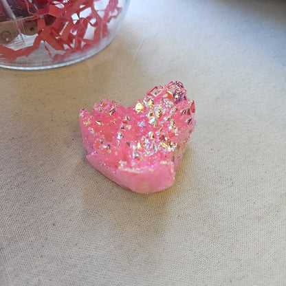 Aura Rose Halo Quartz Crystal