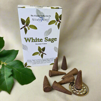 White Sage Incense Cones 15 Pack
