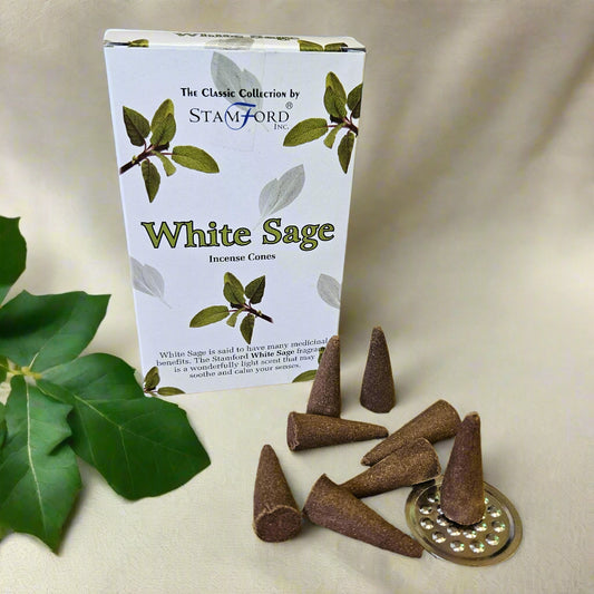 White Sage Incense Cones 15 Pack