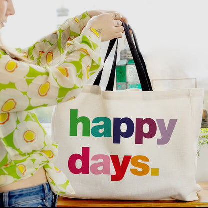 Happy Days Large Tote