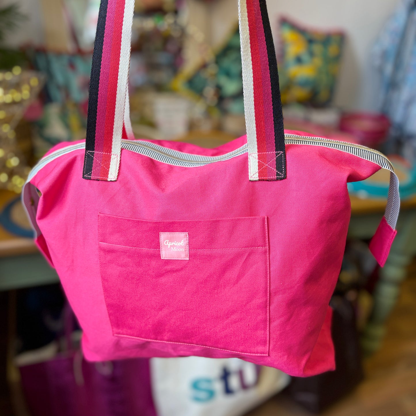Berry Riot Shoulder Tote
