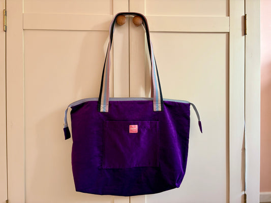 Twilight Bloom Shoulder Tote