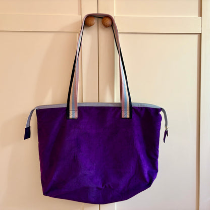 Twilight Bloom Shoulder Tote