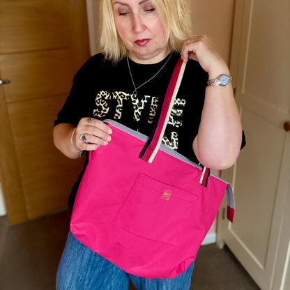 Berry Riot Shoulder Tote