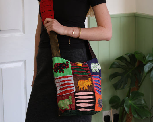 Indian Elephant Sling Bag