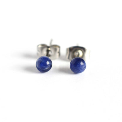 4mm Sodalite Ball Studs