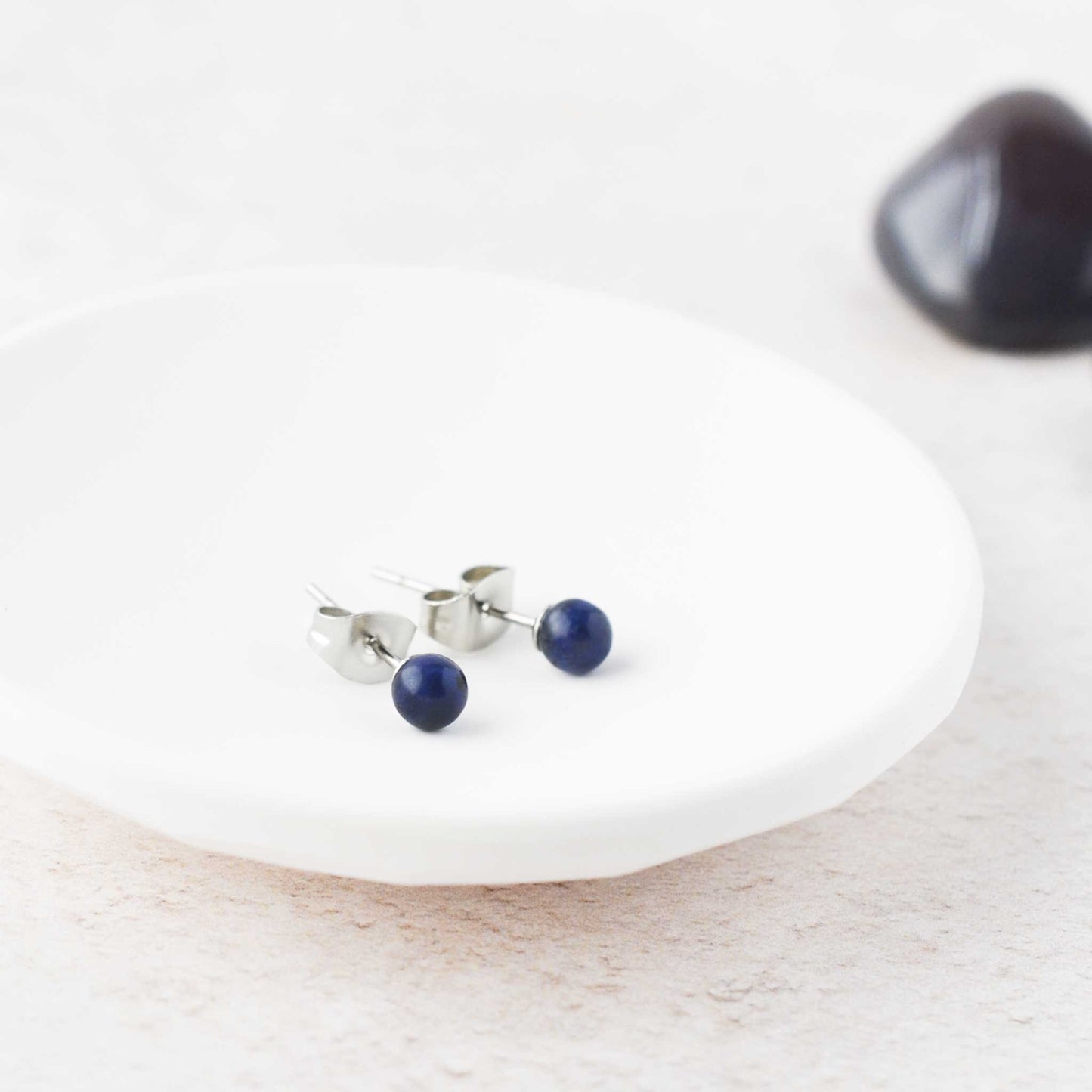 4mm Sodalite Ball Studs