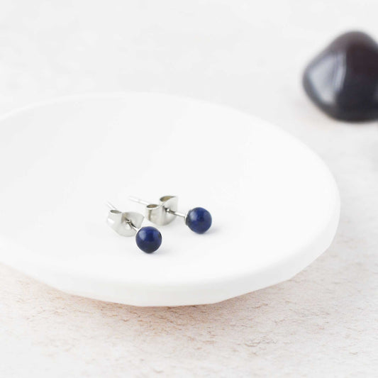 4mm Sodalite Ball Studs