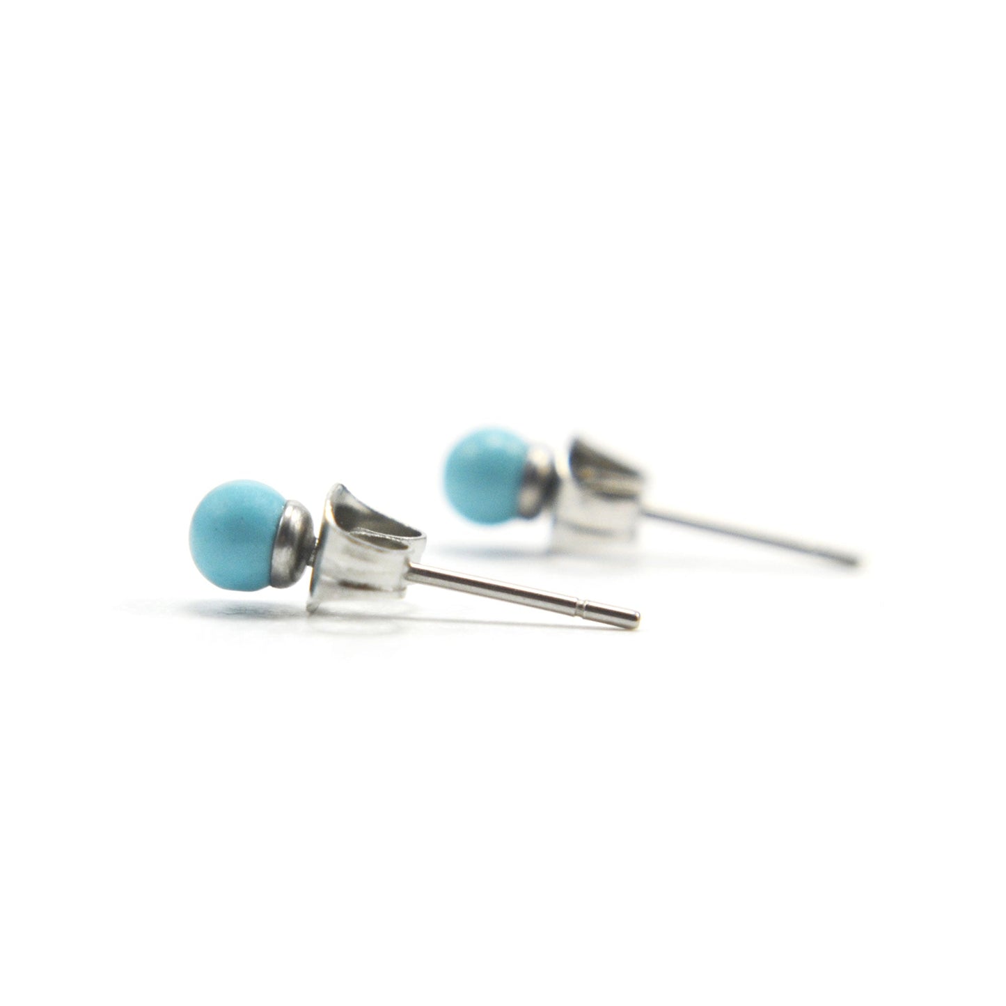 4mm Turquoise Ball Studs