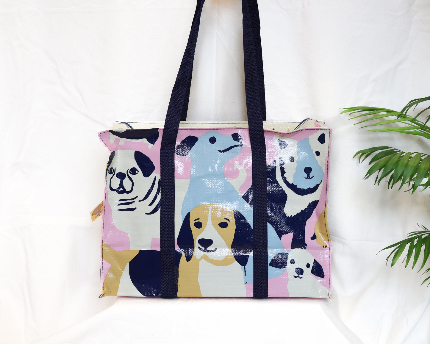 Happy Dogs Shoulder Tote