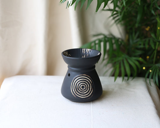Large Brown Spiral Burner