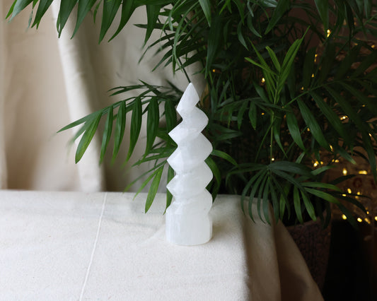 Selenite Crystal Unicorn Horn
