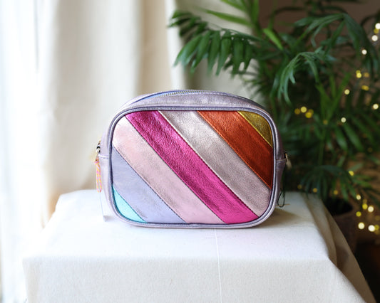 Kate Rainbow Metallic Leather Crossbody Bag