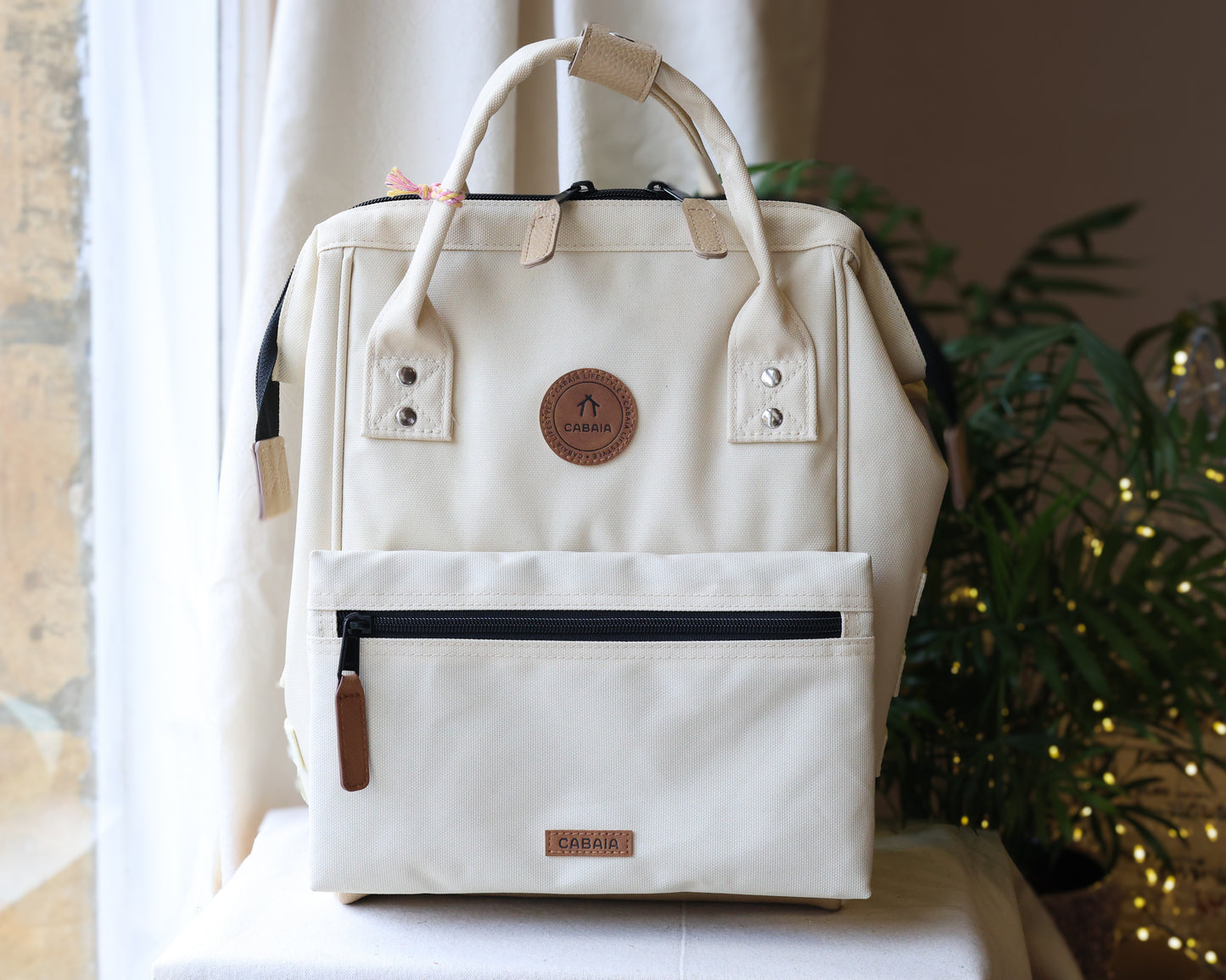 Cream Luxe Backpack