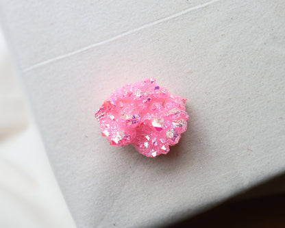 Aura Rose Halo Quartz Crystal