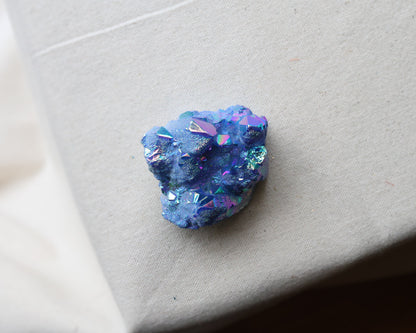 Aura Blue Halo Quartz Crystal