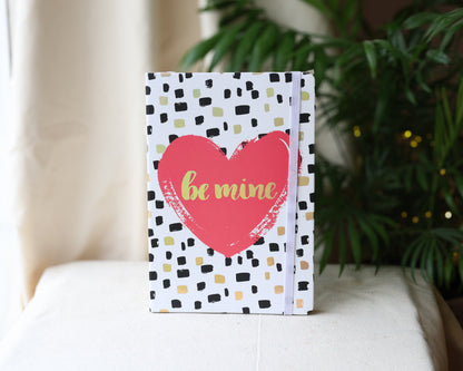 Be Mine Gold Foil A5 Notebook