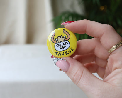 Taurus Catstrology Badge