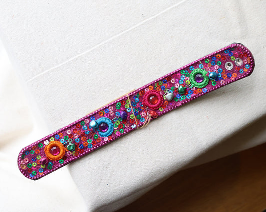 Singing Bell Embroidered Incense Holder