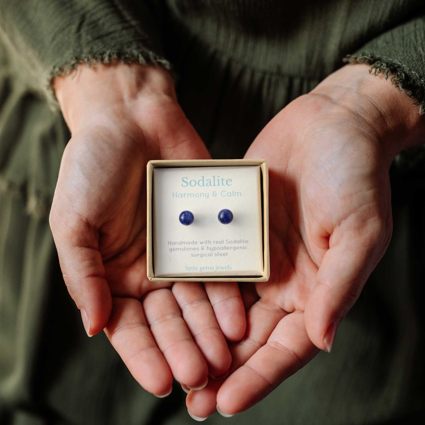 6mm Sodalite Ball Studs