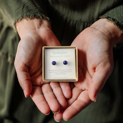 6mm Sodalite Ball Studs
