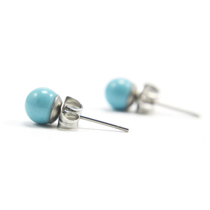 6mm Turquoise Ball Studs
