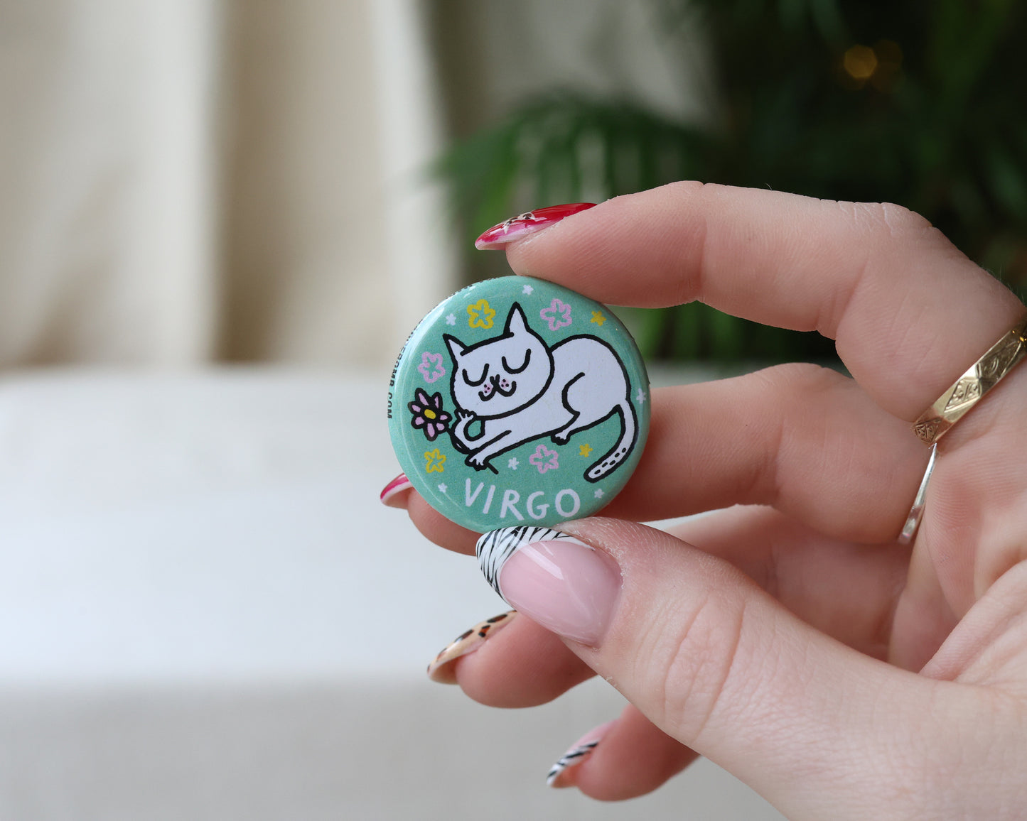 Virgo Catstrology Badge