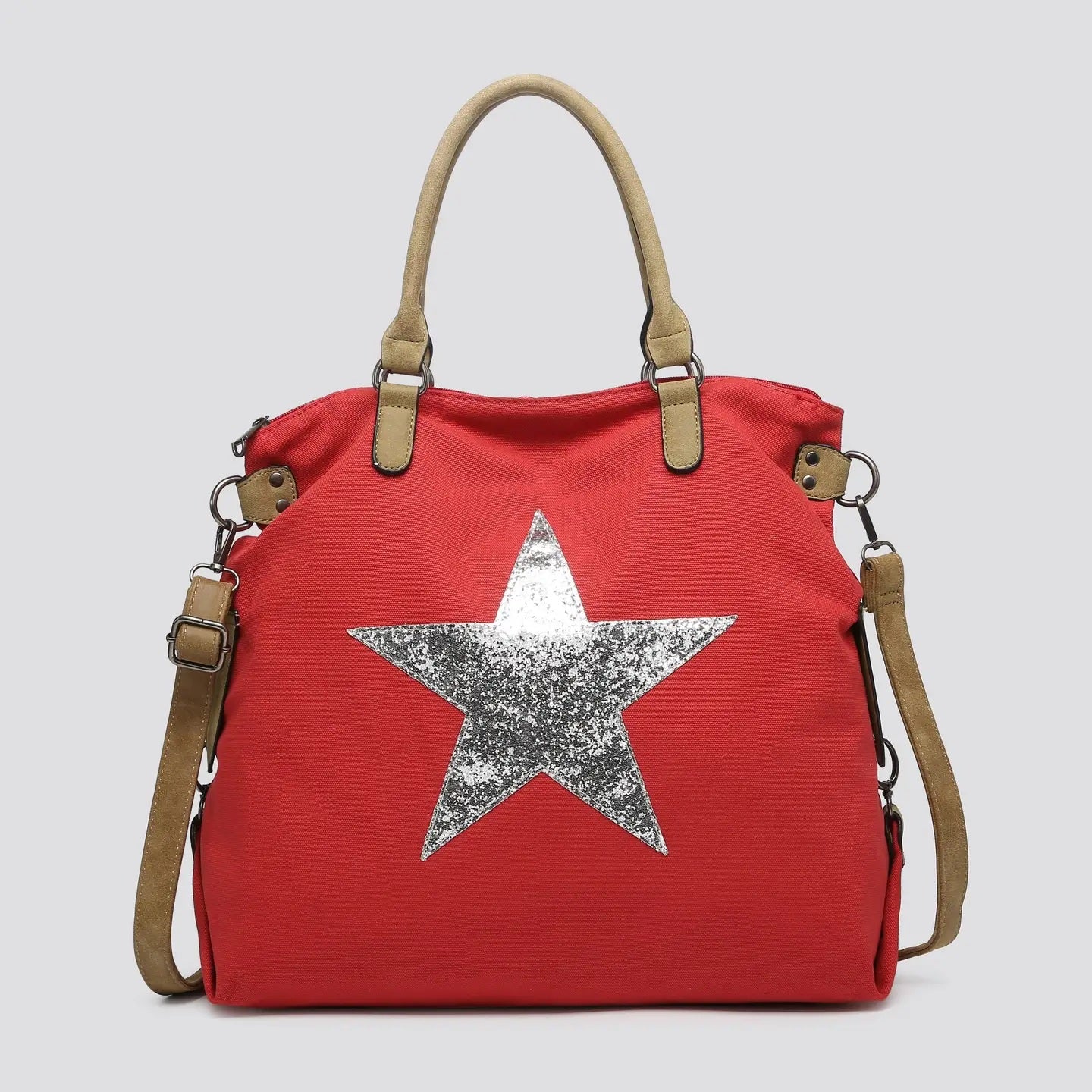 Ruby Canvas Star Tote