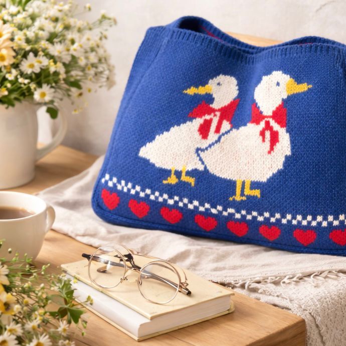 Duck Knit Tote Bag