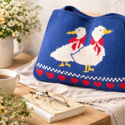 Duck Knit Tote Bag