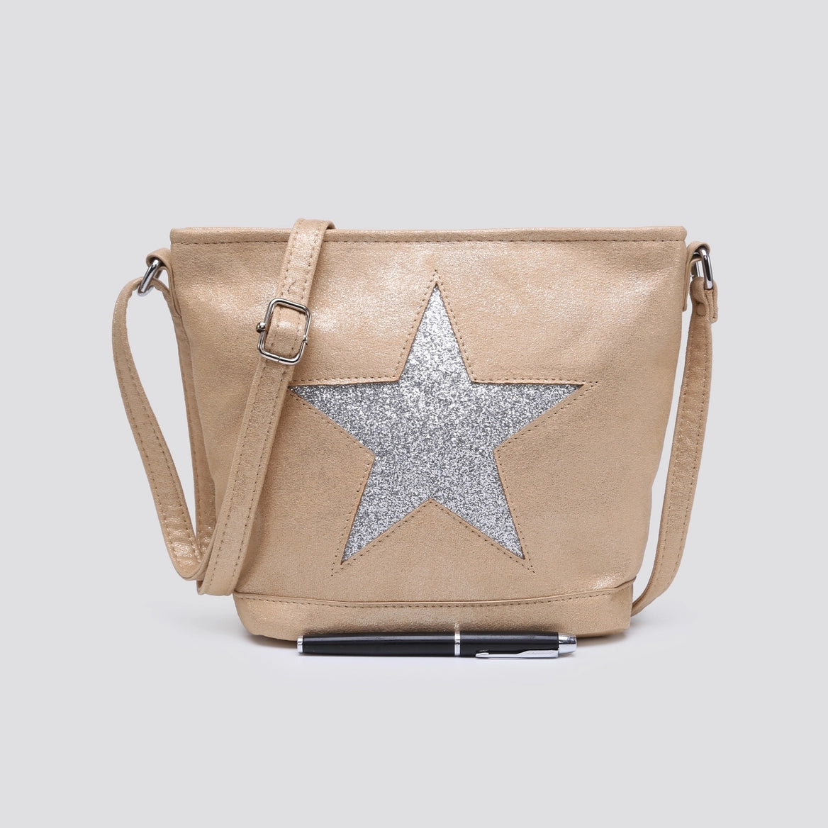 Gold Star Small Crossbody Bag