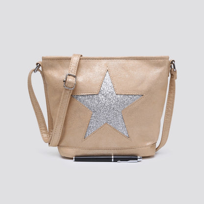 Gold Star Small Crossbody Bag