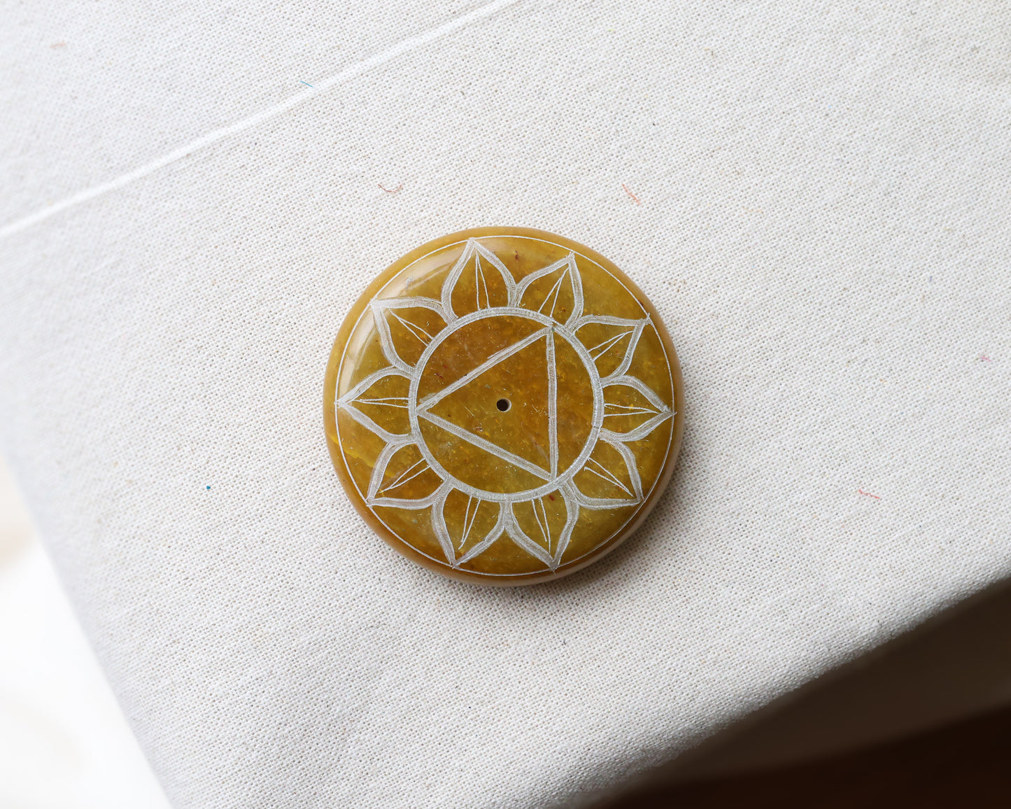 Chakra Soapstone Incense Holder