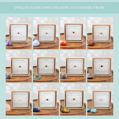 4mm Single Gemstone Stud Earring