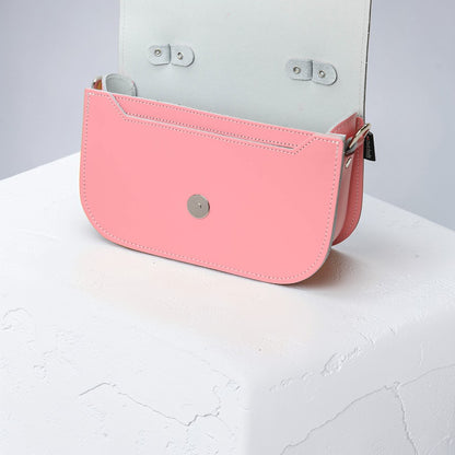 Aura Handmade Leather Bag - Pastel Pink