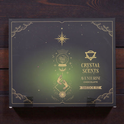 Aventurine Crystal Scents Smudge Incense - Chocolate