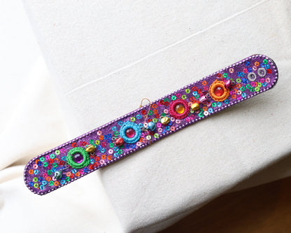 Singing Bell Embroidered Incense Holder