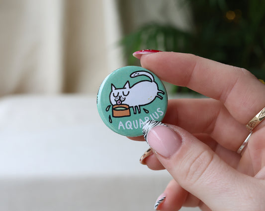 Aquarius Catstrology Badge
