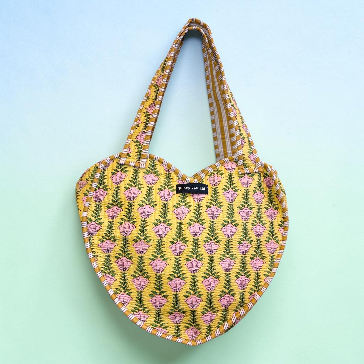 Babla Boho Heart Kantha Bag