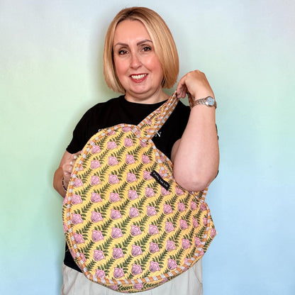 Babla Boho Heart Kantha Bag