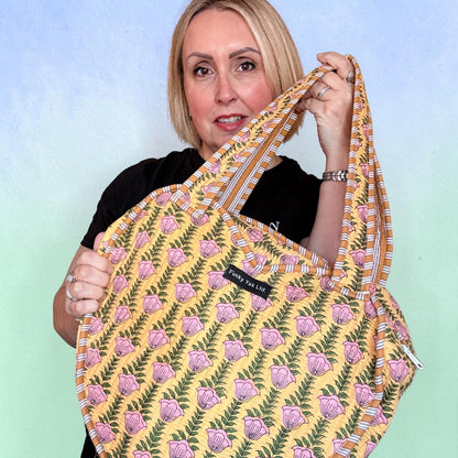 Babla Boho Heart Kantha Bag
