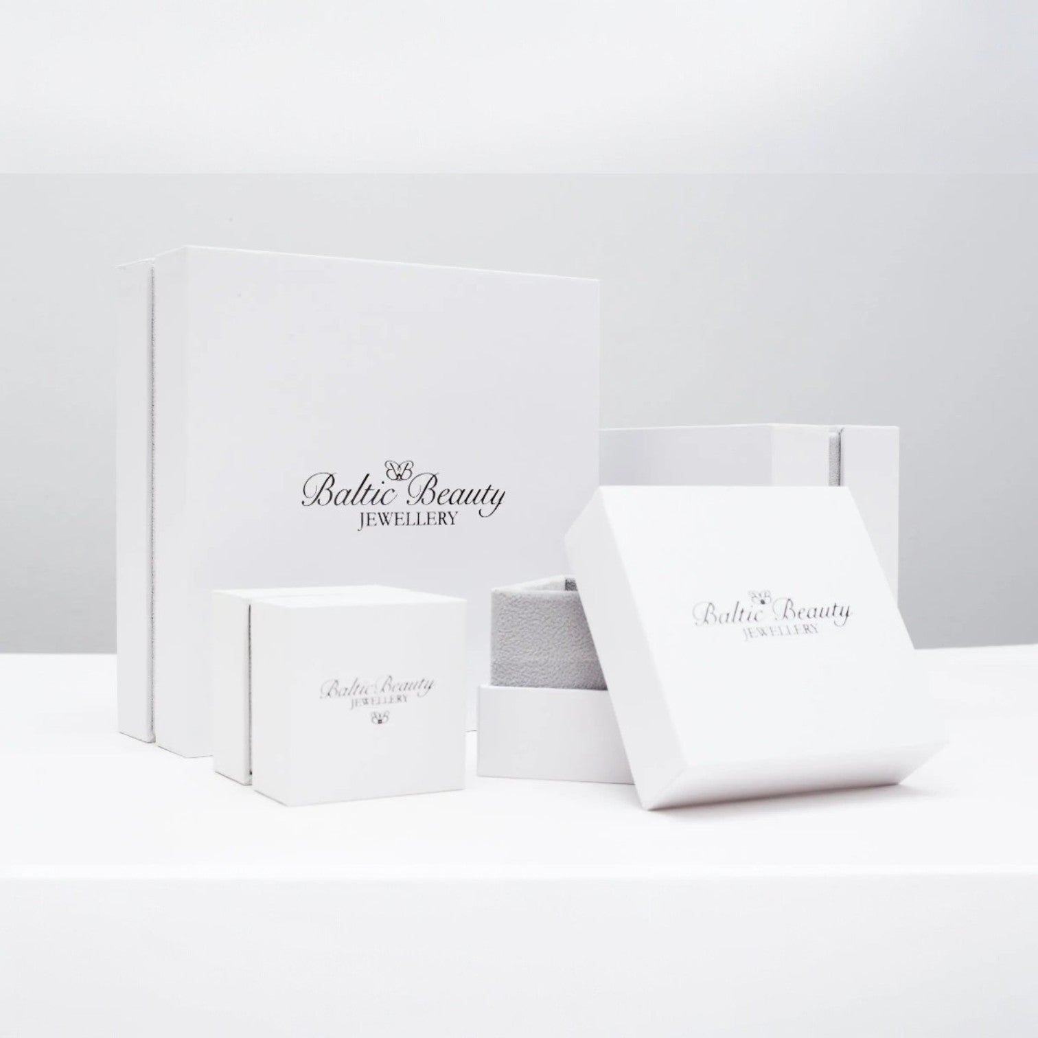 Baltic Beauty Jewellery boxes on a white background