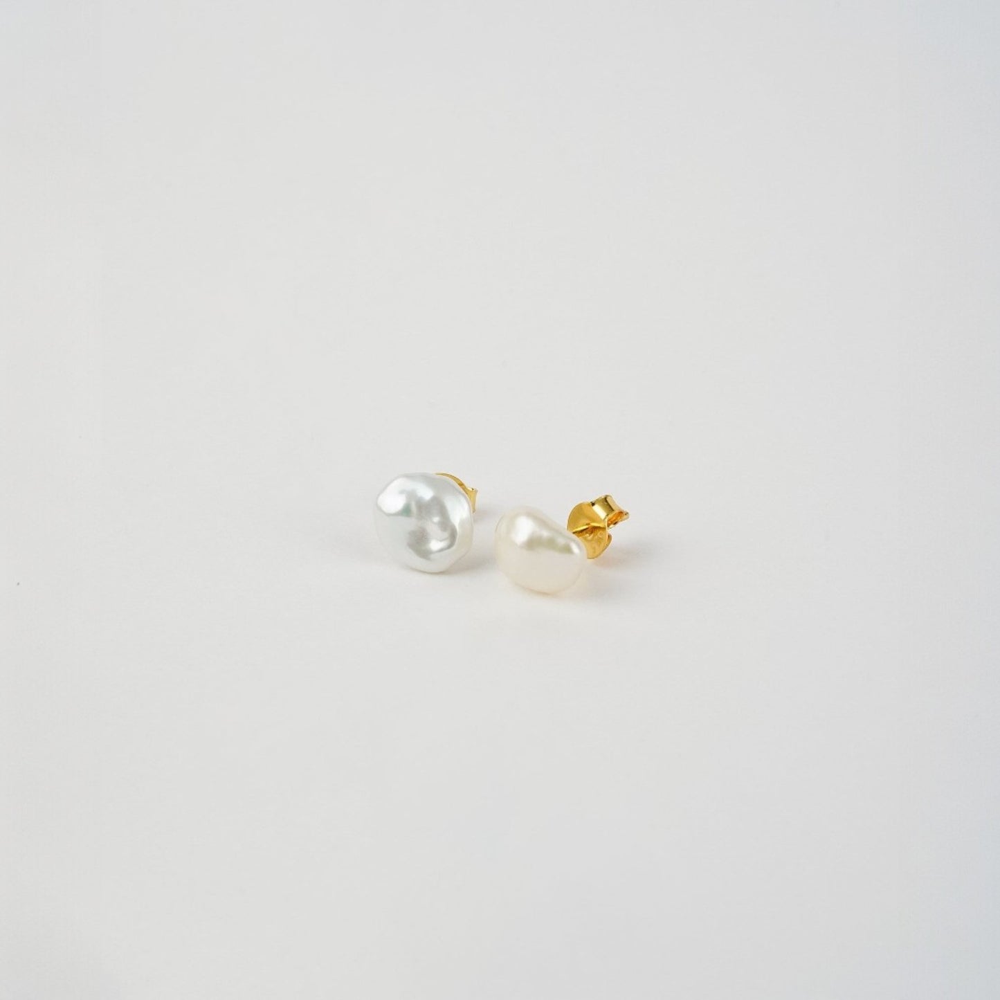 Freshwater Baroque Pearl Stud Earrings