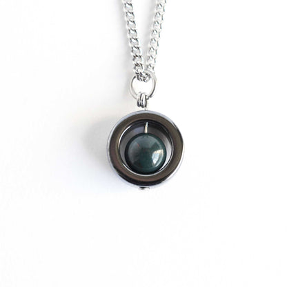 Gemstone Spinner Necklace