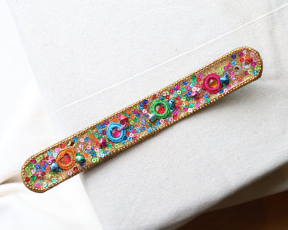 Singing Bell Embroidered Incense Holder